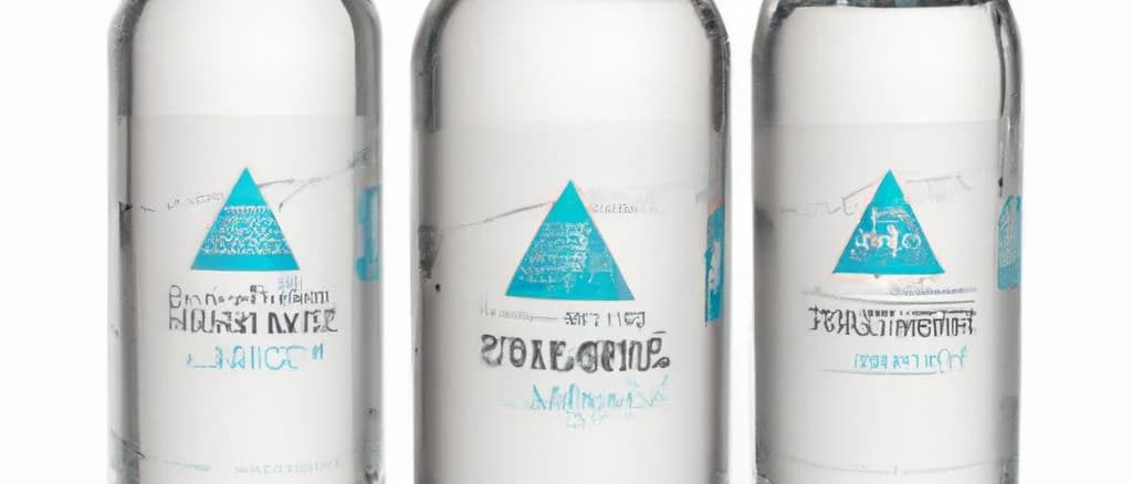 low mineral bottled water in various packaging