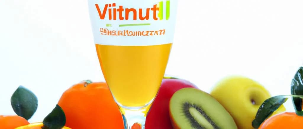 Jus multivitamin aux fruits mélangés à base d'orange image