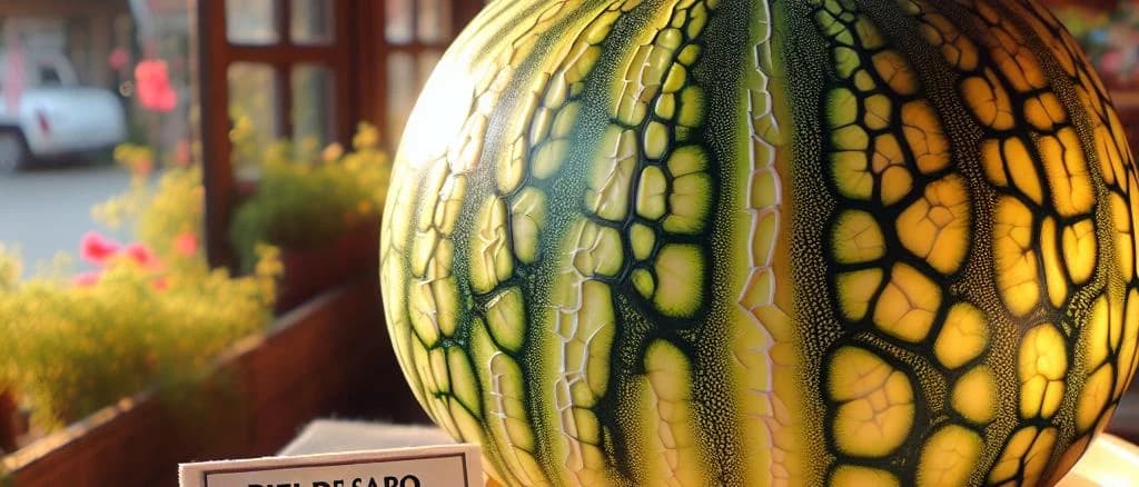 Piel De Sapo melons with various packaging options in a distribution center