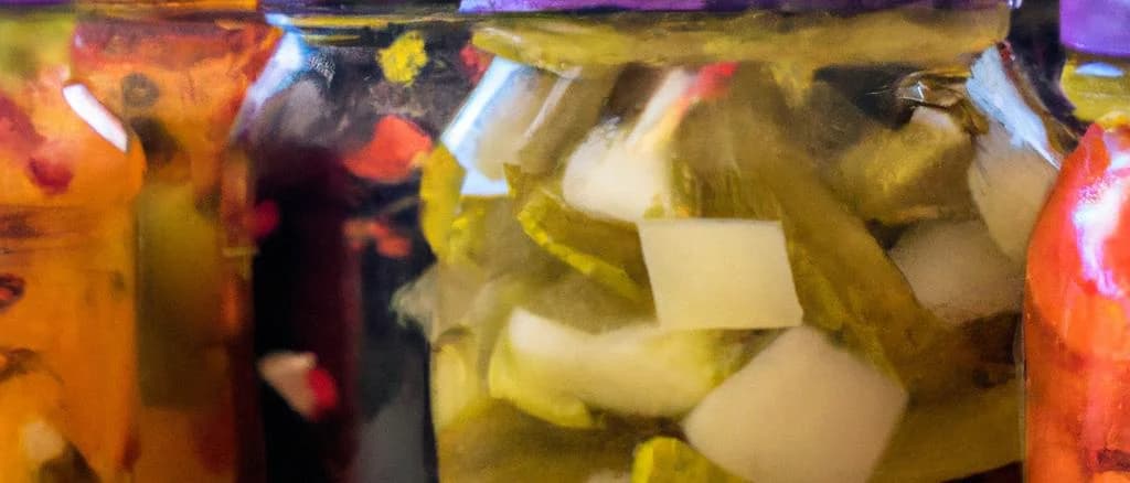 Plant-based pickles in glass jars with various flavors and packaging