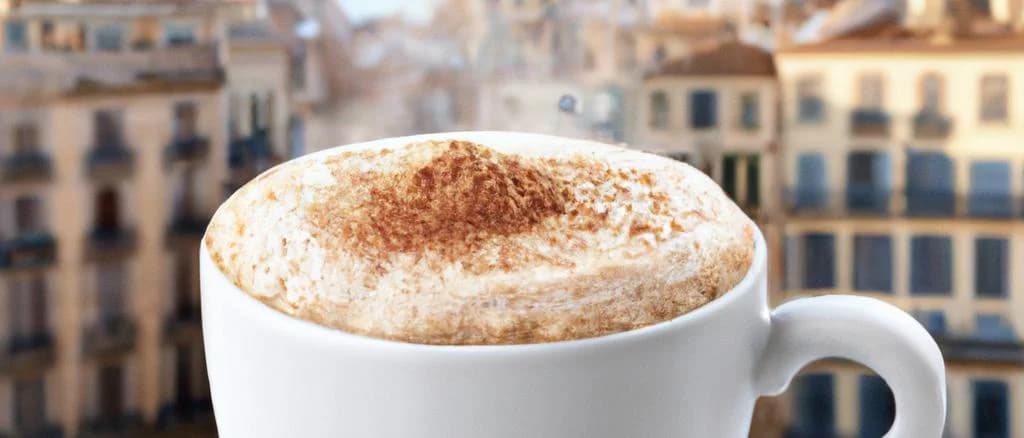 Diverse powdered cappuccino products with various packaging options on a professional backdrop