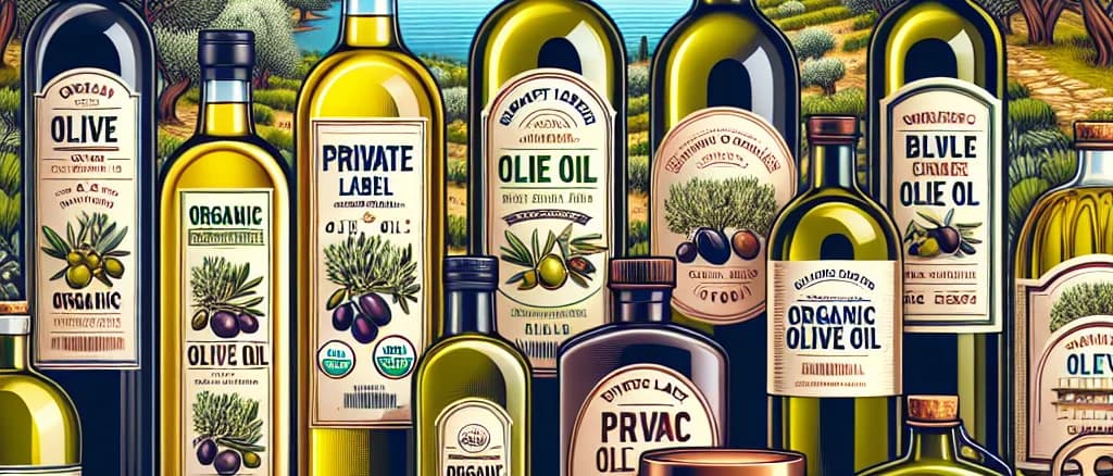 premium-private-label-olive-oil-selection-on-wooden-background