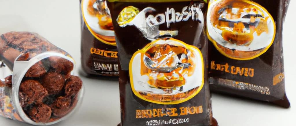 puffed corn cakes with milk chocolate in various packaging