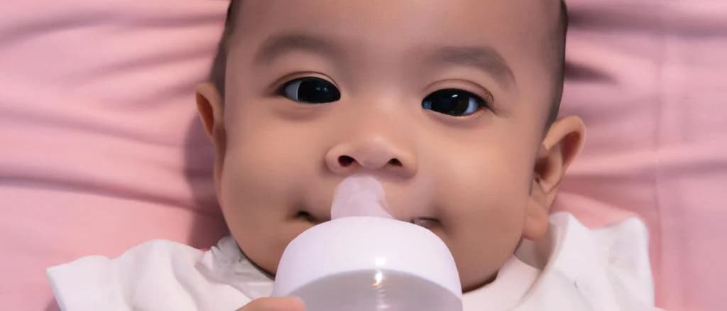 ready to feed baby follow on milk in various packaging styles on a clean white background