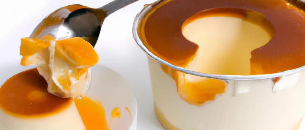 refrigerated flan with eggs in various packaging