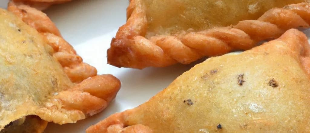 variety of samoussas with chicken showcasing different packaging options