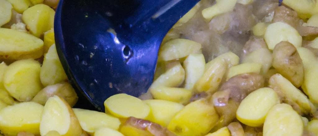 sautéed potatoes in various packaging with diverse backgrounds