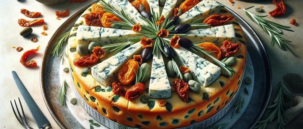 Savoury Cake With Cheese variations on display