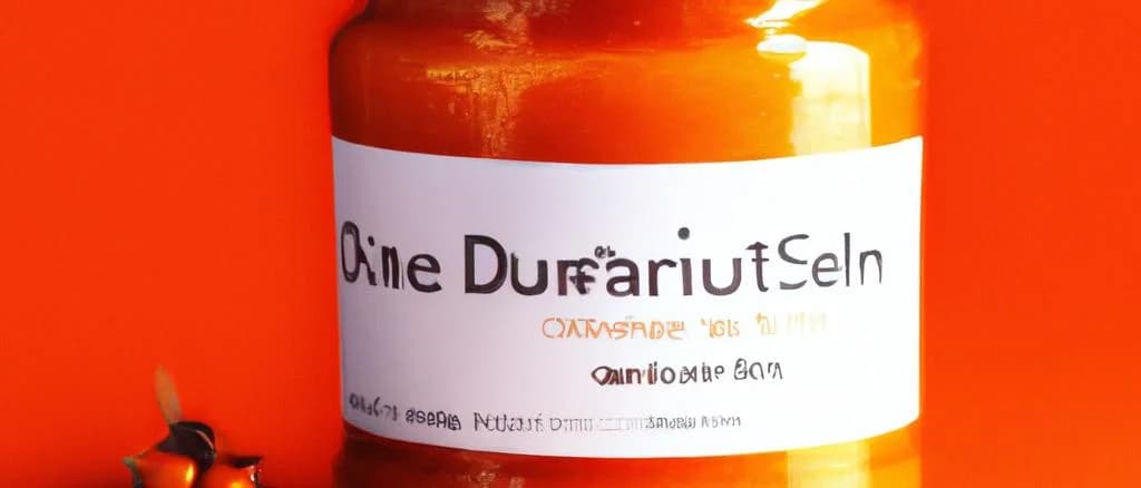 Various jars of Sea-Buckthorn Jams on rustic wooden background with different packaging options