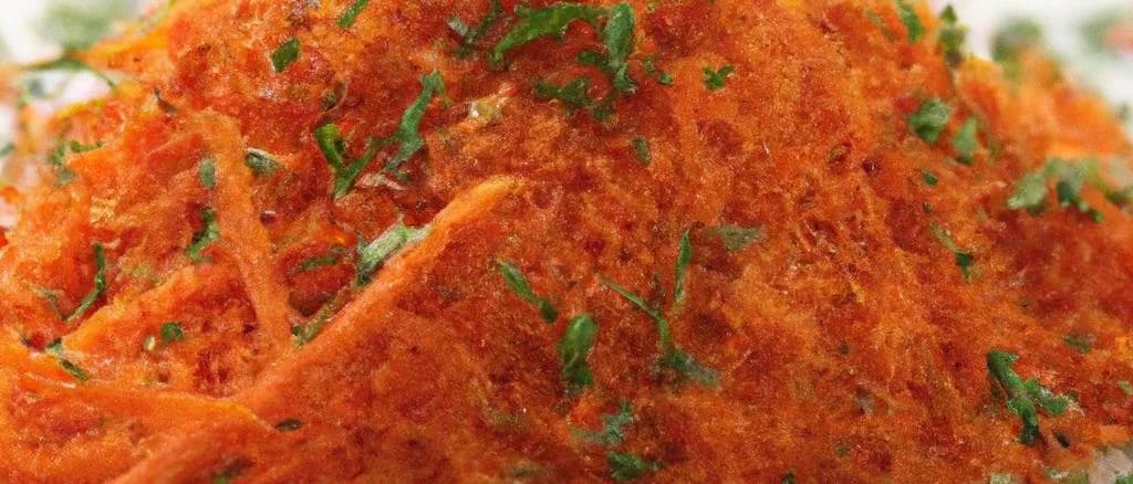 Seasoned grated carrots variations on a wooden table