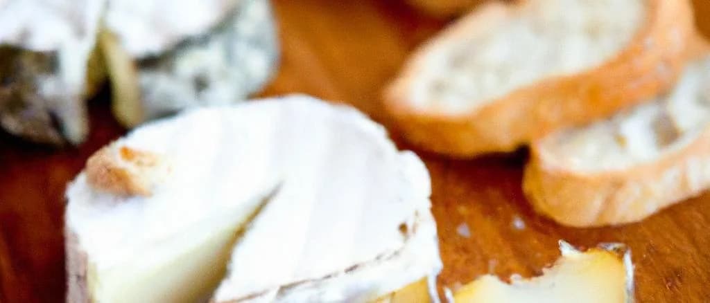 Soft cheeses with bloomy rind in various packaging options on a wooden board