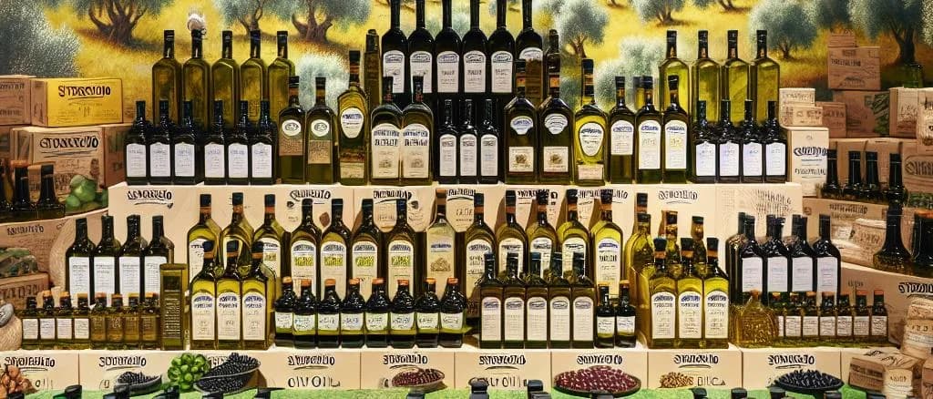 Solera Stravecchio bottles with artisanal packaging