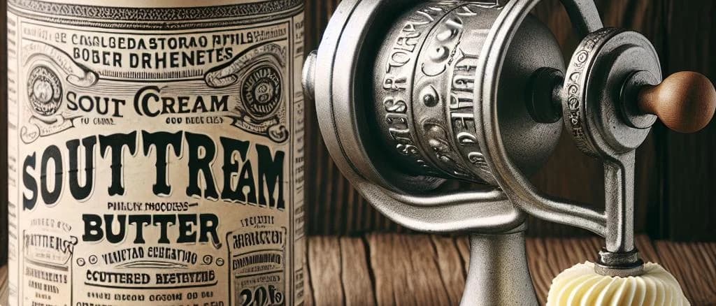 sour cream butter variations with elegant packaging