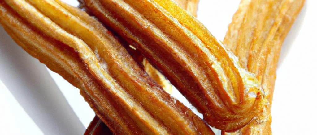 Variety of Spanish bakery products on display with rustic background