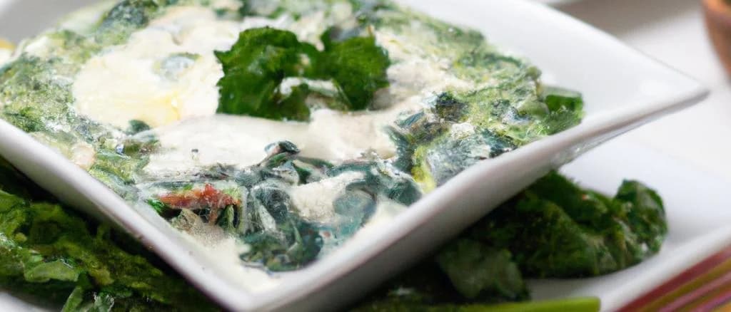 variety of spinach with cream sauce dishes in different packaging on a kitchen counter