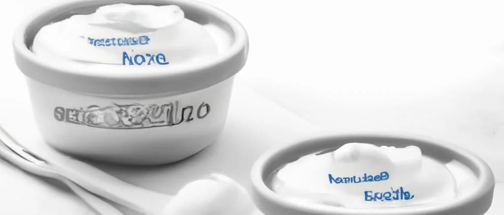 Assorted sweetened plain bifidus yogurts in various packaging