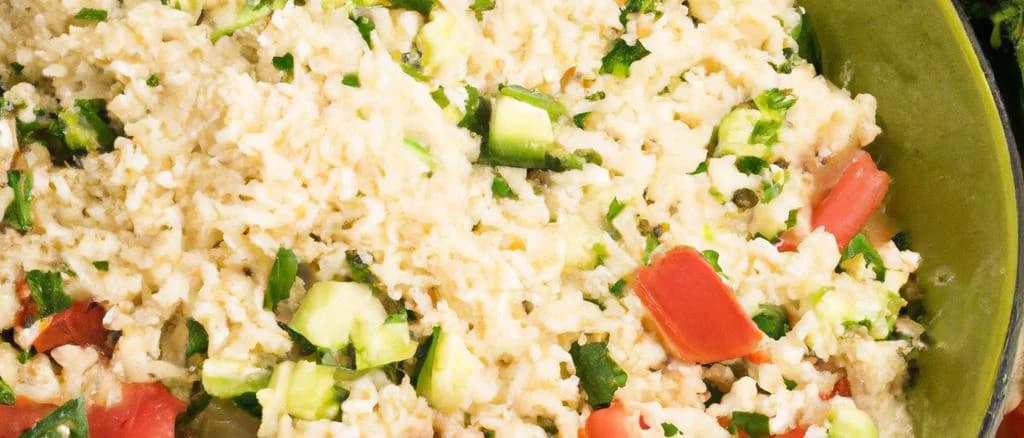 tabbouleh with fresh vegetables in various packaging