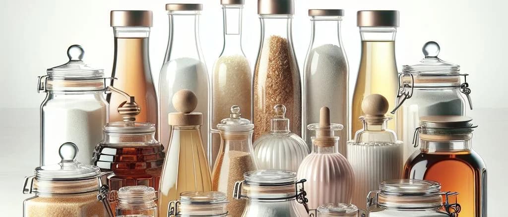 Assorted tabletop sweeteners in various packaging options