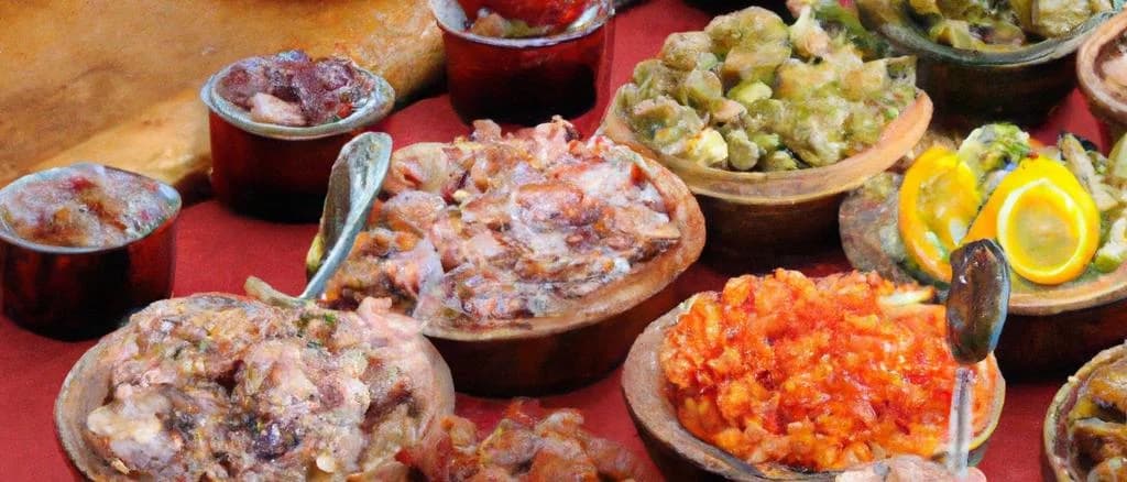 Catalan-style tuna cans with diverse packaging on a vibrant background