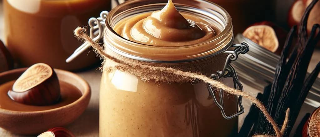 Vanilla Flavoured Chestnut Cream packaging variations in elegant glass jars