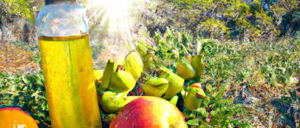various types of vegetable oil sprays with varied packaging on a kitchen countertop