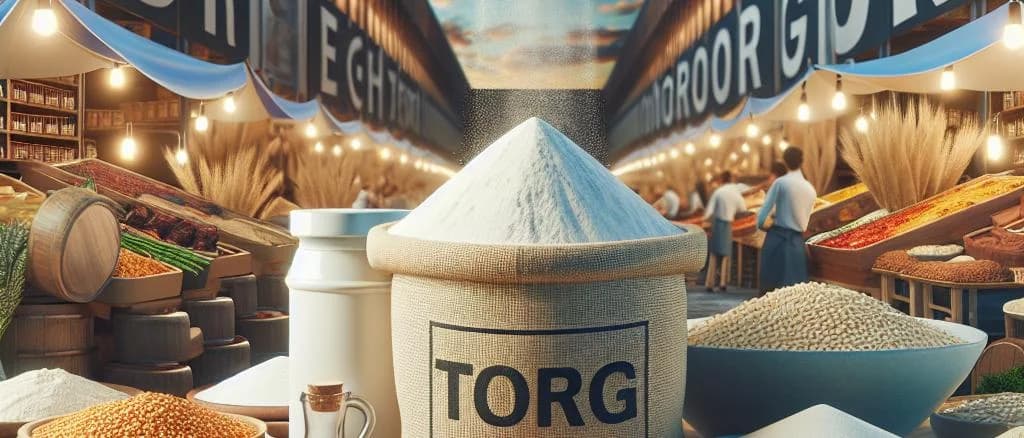 white spelt flour packaging variations against a wooden background