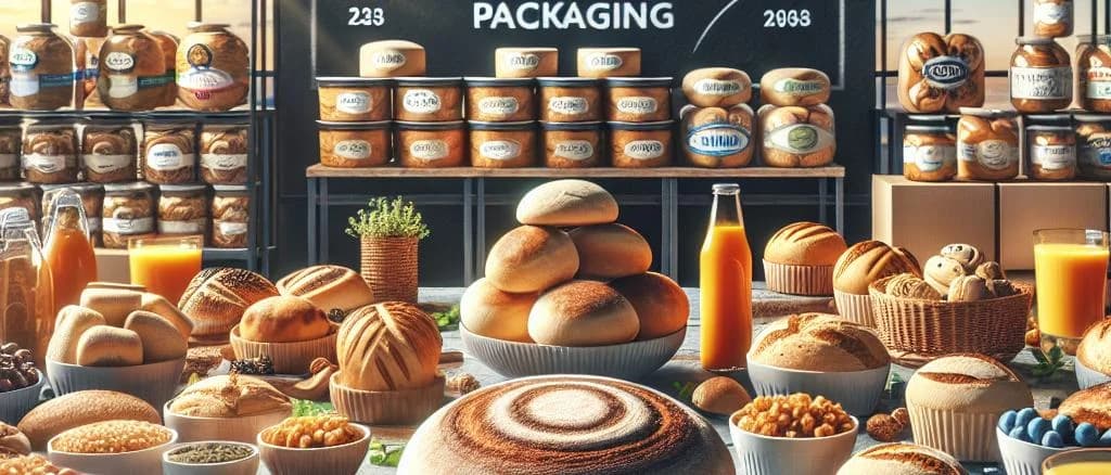 whole-wheat English muffins on rustic wooden board with packaging variations