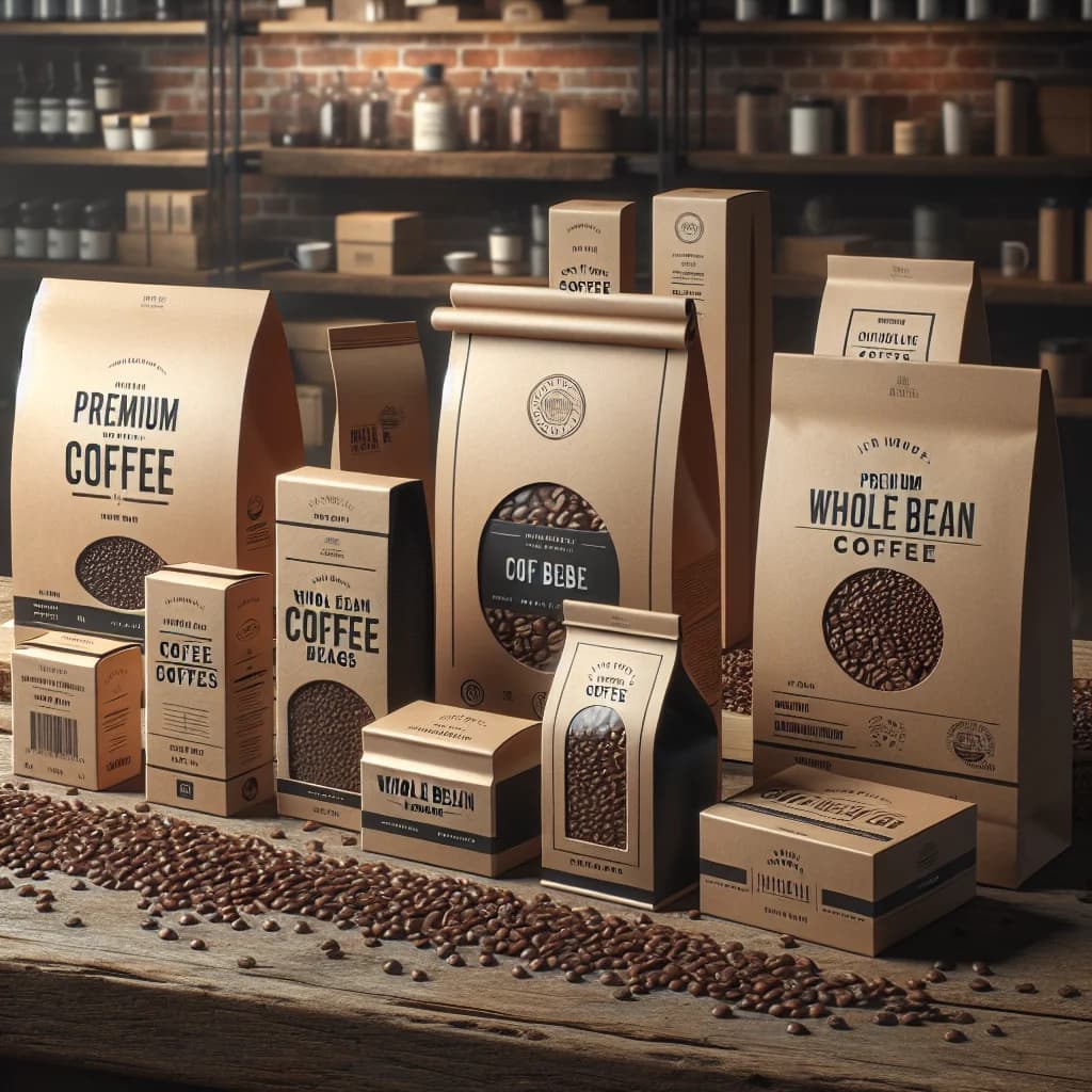 premium-whole-bean-coffee-varieties-packaging-on-wooden-countertop