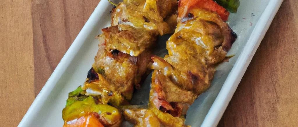 Multiple yakitori chicken skewers with assorted sauces on a traditional Japanese grill