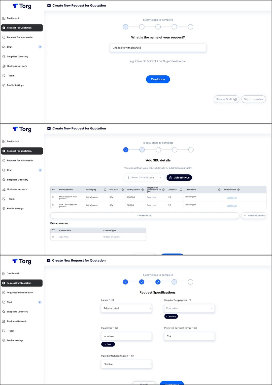 chocolate with peanuts rfi on torg