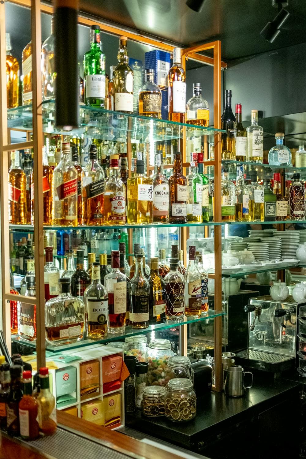wide selection of spirits
