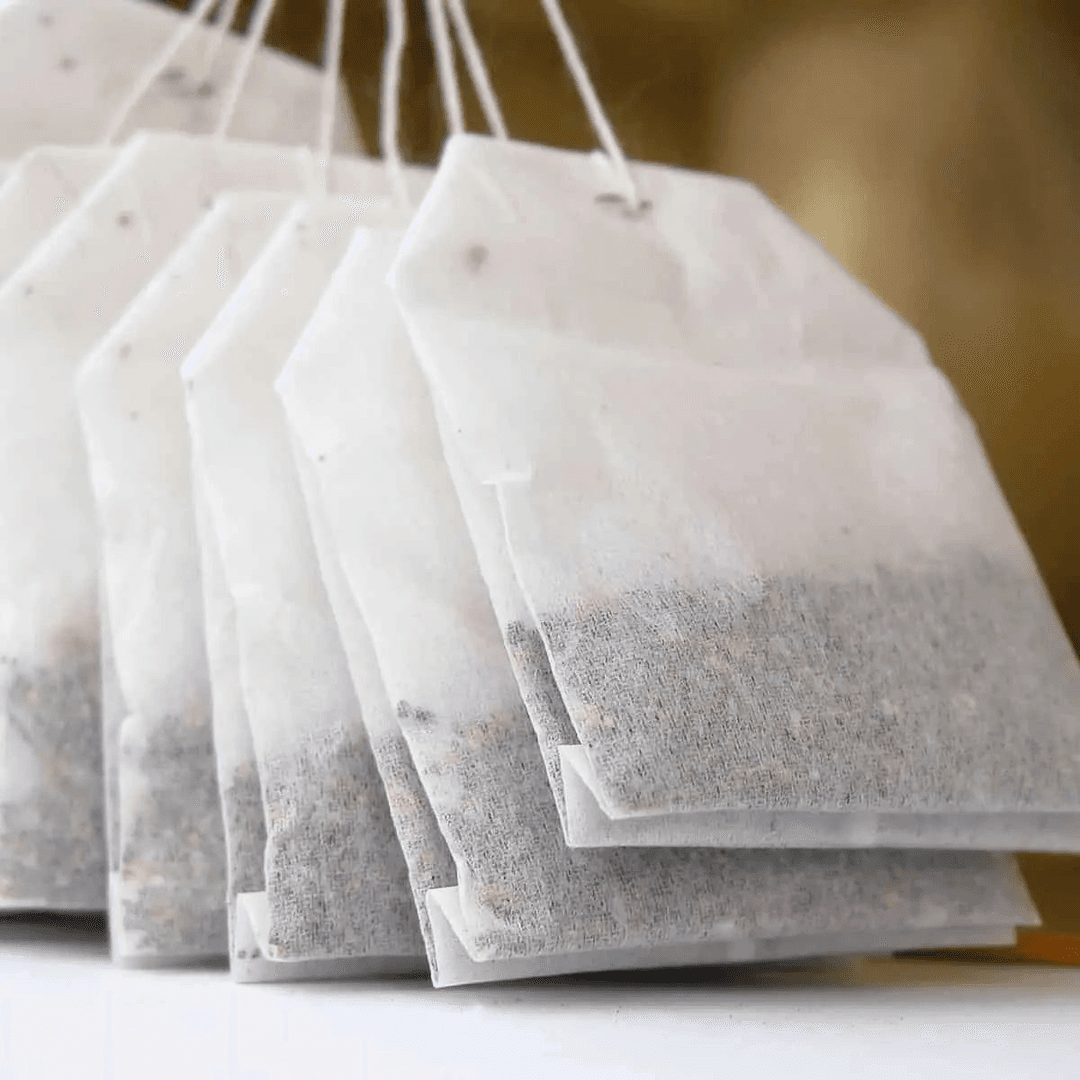 tea bags in paper material